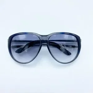 Chloe ?️ Blue Gray Gradient Ombre Oversized Sunglasses w/ Silver Hardware Chloe | Accessories | Chloe Blue Gray Gradient Ombre  main image 2